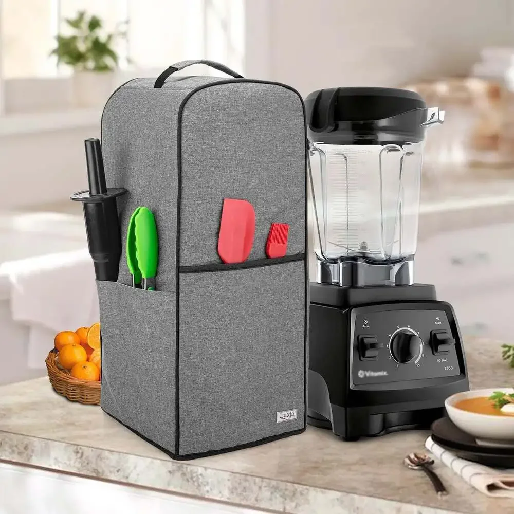 Vitamix Blender Cover Low Profile 64 Oz Nylon Gray Compatible with Models 5300